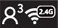 無線LAN(Wi-Fi)帯域表示