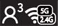 無線LAN(Wi-Fi)帯域表示