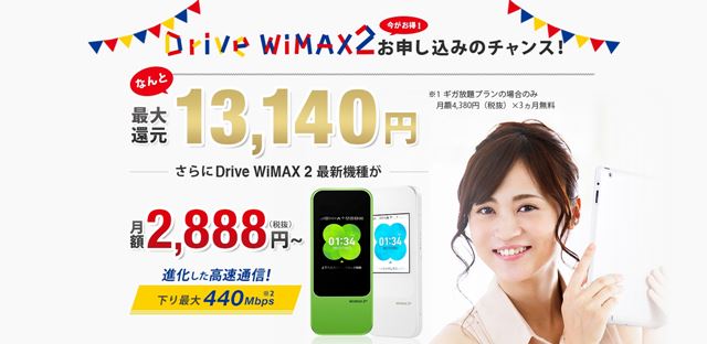 DriveWiMAX2 株式会社Wiz（ワイズ）