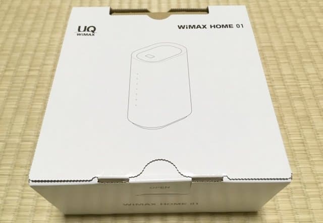 WiMAX HOME 01パッケージ