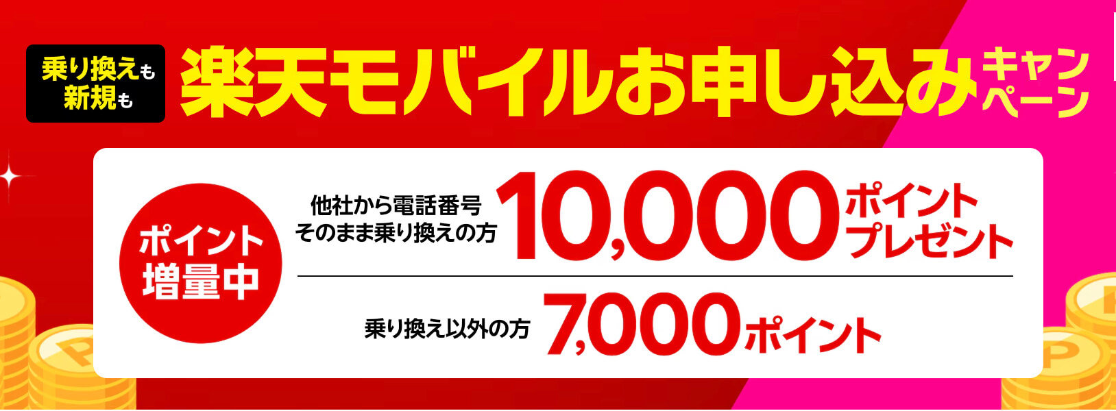 楽天モバイルキャンペーン_初めて申し込み